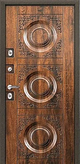 Входная дверь Kiparis-2 (МДФ Винорит / МДФ Филенчатый) - внешняя сторона