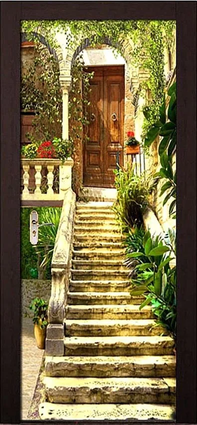 Входная дверь Zerda-13 (Фотопечать / Винилискожа) - внешняя сторона